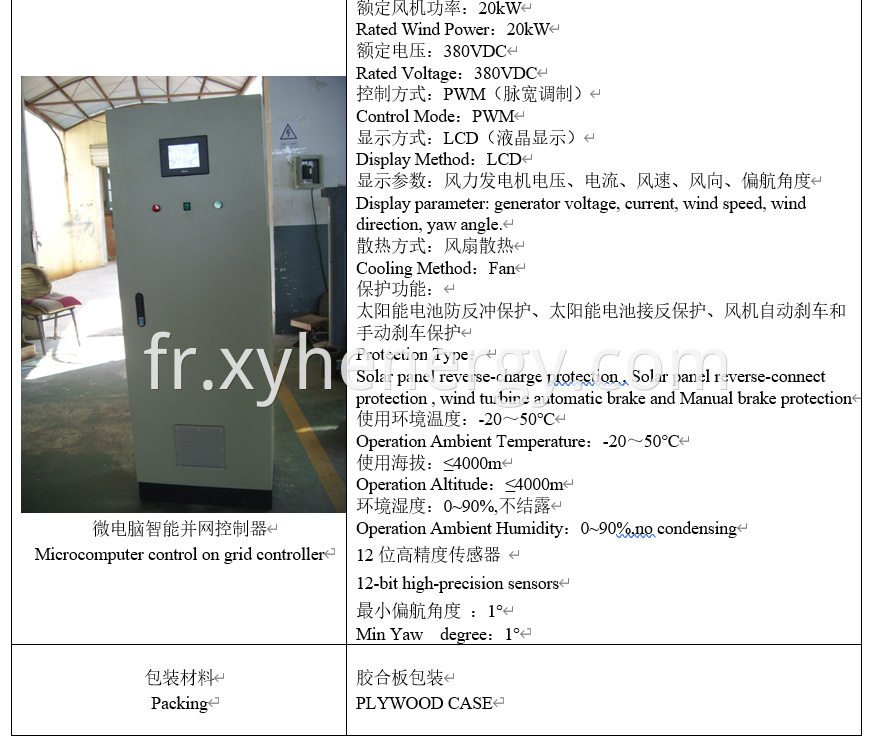 20kw Wind Grid Generator